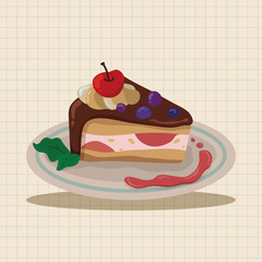 decorating cake theme elements