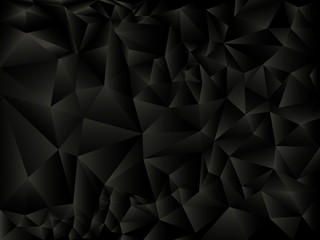 Fototapeta premium Black industry polygon background