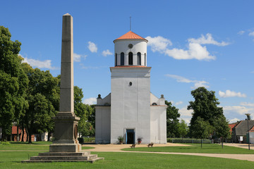 Obraz premium Schinkelkirche in Neuhardenberg