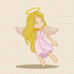 angel theme elements vector,eps