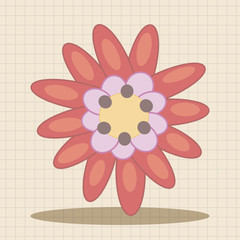 flower theme elements vector,eps