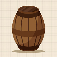 pirate casks theme elements