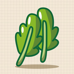 vegetables and fruits theme elements