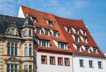 Fototapeta na wymiar Fachwerkhäuser in Zwickau