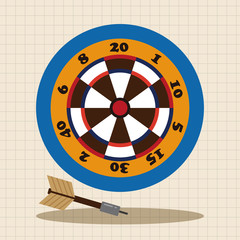 casino darts theme elements