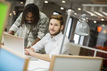 Young people in the office