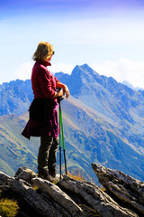 Naklejka premium Czerwone Wierchy