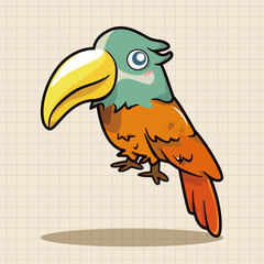 bird cartoon theme elements vector,eps