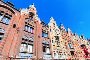 Obraz premium Fassaden historischer Häuser in Gent, Belgien