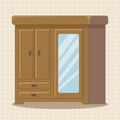furniture theme cabinet elements vector,eps