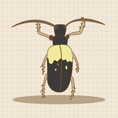 bug cartoon elements