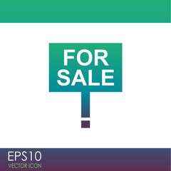 Fototapeta premium For sale vector icon.