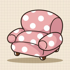 furniture theme chair sofa elements vector,eps