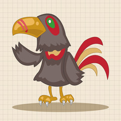 bird cartoon theme elements vector,eps