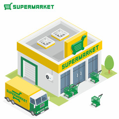 Supermarket building