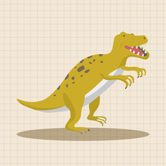 dinosaur cartoon theme elements vector,eps