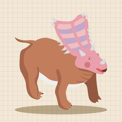 dinosaur cartoon theme elements vector,eps