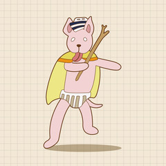 animal dog cartoon theme elements