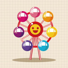 playground facilities theme elements vector,eps