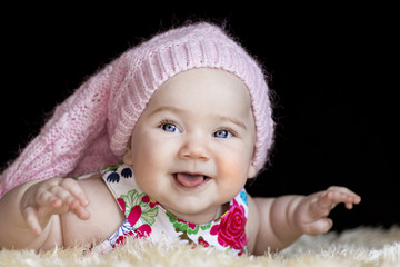 Happy baby - Stock Image