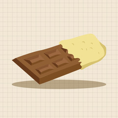 chocolate theme elements vector,eps