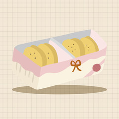 cookies theme elements vector,eps