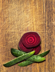 beets, carrots, cabbage, vegetables