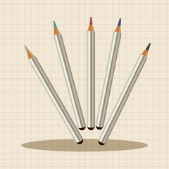 eye liner and eyeshadow theme elements vector,eps