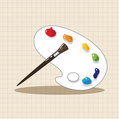 stationery color palette theme elements vector,eps