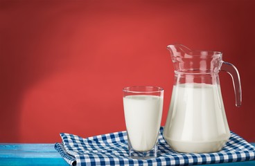 Milk glass.
