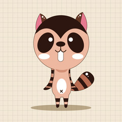 animal squirrel cartoon theme elements