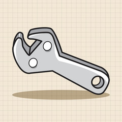 work tool pliers theme elements vector,eps