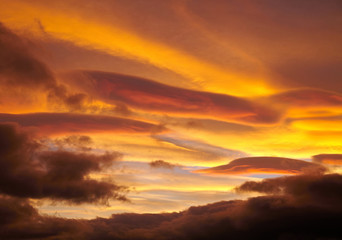 Fototapeta na wymiar Sunset sky background