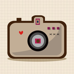 camera theme elements vector,eps