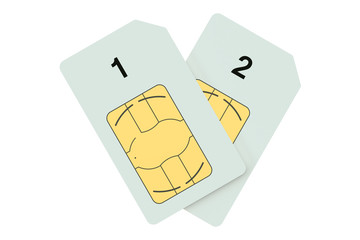 Two SIM cards