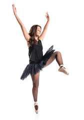 Obraz premium Woman dancing ballet