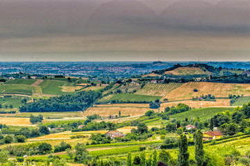 Fototapeta na wymiar Countryside of Romagna in Italy