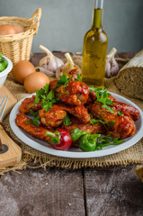 Hot chicken wings