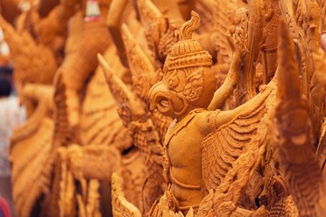 Candle Festival carving pattern literature.