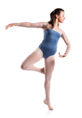 Obraz premium Beautiful girl ballet dancer
