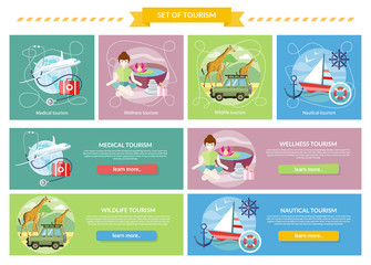 Fototapeta premium Wildlife, Wellness, Medical and Nautical Tourism