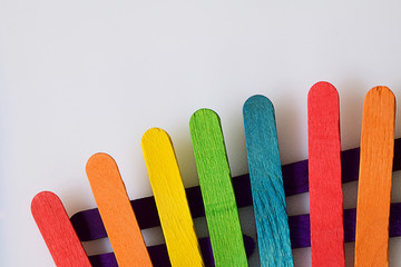 Colorful Wooden sticks