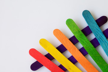 Colorful Wooden sticks