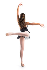Teenager ballet dancer