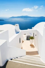 Poster White architecture on Santorini island, Greece © smallredgirl