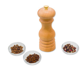Handmade mill for spices, clove  and different types of pepper