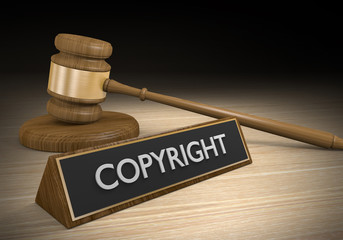 Legal concept of copyright law and intellectual property protection