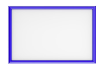 Blue Rectangular Picture Frame