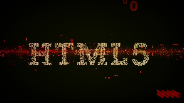 Binary ones and zeros form technology terms. This clip is available in multiple color options and loops seamlessly.