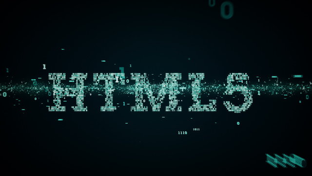 Binary ones and zeros form technology terms. This clip is available in multiple color options and loops seamlessly.